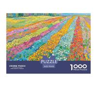 Campi di fiori colorati Puzzle in Legno Impermeabile DIY Puzzles Da 1000 Pezzi Per Adulti Colorati Per Decorazioni Domestiche