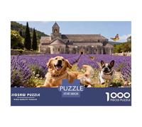 Campi di lavanda in Provenza Puzzle in Legno Impermeabile DIY Puzzles Da 1000 Pezzi Regali Per Adulti Sfidanti E Rompicapo Giochi Di Impegnativi