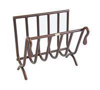 CAMPIDOGLIO- CULLA BRUCIALEGNA IN FERRO BATTUTO PER CAMINO CM 40