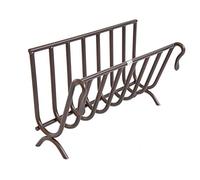 CAMPIDOGLIO- CULLA BRUCIALEGNA IN FERRO BATTUTO PER CAMINO CM 60