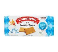 Campiello - Novellino, Biscotti Frollini, Senza Latte e Uova - 6 confezioni da 4 pezzi da 87.5 g [24 pezzi, 2100 g]