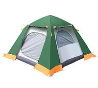 Camping Automatic Waterproof Tent Outdoor 3-4 People Double Family Camping Tent Self-Driving Portable Park Camping, Lightweight, Relaxed Holiday Tent - Summer