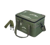 Camping Bag, Gear Pouch, Duffle Carrier, 600D Cloth Build, PVC Mesh Base, 16.54x12.2x10.24 inches, 36L Capacity, 40kg Load, for Outdoor Hiking, Beach Climbing, RV Travel