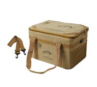 Camping Bag, Gear Pouch, Duffle Carrier, 600D Cloth Build, PVC Mesh Base, 16.54x12.2x10.24 inches, 36L Capacity, 40kg Load, for Outdoor Hiking, Beach Climbing, RV Travel