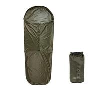 Camping Bivy Sack Ultra Lightweight Waterproof Sleeping Bag With Heat Reflective Coating For Outdoor Survival(Green)
