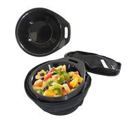 Camping Bowl Set, Stackable Travel Dishes, 4 pezzi Cereal Bowls with Storage Bag, Ergonomic Outdoor Tableware, Portable Dishware with Space Saving Design, Meal Bowl Set for Camping and Picnic