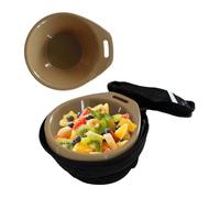 Camping Bowl Set, Stackable Travel Dishes, 4 Piece Cereal Bowls with Storage Bag, Ergonomic Outdoor Tableware, Portable Dishware with Space Saving Design, Meal Bowl Set for Camping and Picnic