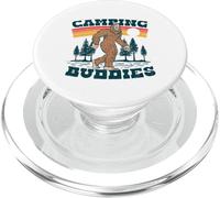 Camping Buddies Funny Camper Bigfoot Group Outdoor Sasquatch PopSockets PopGrip per MagSafe
