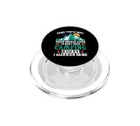 Camping Buddy I Married Mine Hiking Camper Adventure Lover PopSockets PopGrip per MagSafe