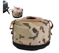 Camping Cartard Soupche - Caso di stoccaggio del serbatoio d'aria rinforzato, borsa del cilindro di protezione compatta, contenitore esterno assorbente ammortizzatori, organizzatore anti-autunno