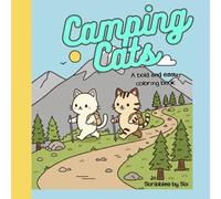 Camping Cats: A Bold and Easy Coloring Book