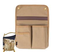 Camping Chair Armrest Bag, Large Capacity Pocket Organizer, Multifunctional Wheelchair Storage Pouch, Hangable Side Holder for Garden Seat Outdoor Folding Recliner Accessory