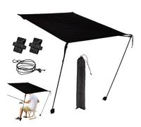 Camping Chair Canopy, Beach Lounge Shade, Portable Heavy Duty Sun Shelter, 33.07x27.56x27.56 Inches Foldable Sunshade Umbrella for Adults, Travel, Fishing, Tailgate, Patio, Garden, Hiking, Beach