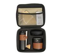 Camping Coffee Maker - 22x18.3x12.5cm Drip Coffee Machine,Multi-functional Bean Grinding Machine Portable Carrying Supplies Kit For Travel Hiking Beach Home
