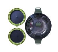 Camping Cookware,Set di pentole e padelle da campeggio pieghevoli - Kit di utensili in silicone anti-calore stoviglie in acciaio inossidabile per viaggi escursionismo cucina all'aperto