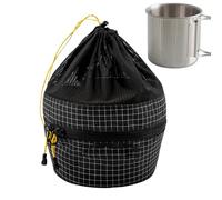 Camping Cookware Storage Bag | Organizzatore di posate impermeabile portatile per piatti, ciotole, piatti e pentole - Servizio da tavola da campeggio con sacchetto per escursioni e picnic avventure