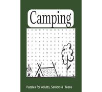 Camping cross word search puzzle book: Word searches with easy to read print about Camping and more [6x9 inches, 110 Pages ] 50+ Puzzles...Gift for Vacations, Travel, Holidays and Leisure.