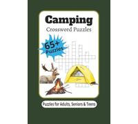 Camping Crossword Puzzle: Puzzles for Adults, Seniors & Teens