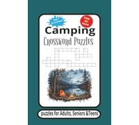 Camping Crossword: Word searches with easy to read print about Camping, Nature, Animals, and more | 6x9 inches, 110 pages | 50+ puzzles… Gift for vacations, holidays and free times