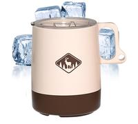 Camping Cup With Lid | Non-Slip Grip Large Capacity Outdoor Mug For Coffee, Tea, Or Drinks, Perfect For Travel, Hiking, Backpacking, Fishing, Climbing, Sports, Car, Home, Office, School, And Gym Use