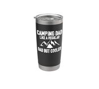 Camping Dad Like A Regular Dad But Cooler Hiking Camper Bicchiere termico in acciaio inox doppia parete