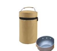 Camping Dinnerware Organizer Bag | Water Resistant Cutlery Storage for BBQ and Picnics | Portable Anti Collision Outdoor Tableware Holder with Handle for Easy Carrying