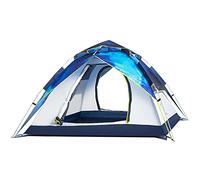 Camping Dome Tents Automatic Instant Pop-Up Tents, Double-Layer Thick Rainproof Lightweight for Four Seasons Hiking Outdoor Travel