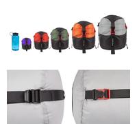 Camping Essential - Sacco a compressione impermeabile, capacità da 1 litro a 25 litri, colore: verde