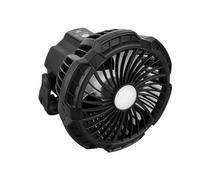 Camping Fan - 3 Speed Rechargeable Cooling Device, 4000mAh Battery Powered Air Circulator, LED Light Remote Control Compact Cooling Unit | Portable Ventilation Support,For Camping Tent Travel
