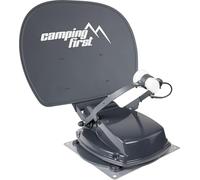 Camping First Satmex 55 plus - Antenna satellitare completamente automatica (installazione su camper, solo 16 cm di altezza, Bluetooth, ampia portata di ricezione) - Antracite