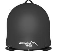 Camping First Satmex Dome - Antenna Satellitare (Completamente automatica, orienta Astra 19,2° Est, cupola robusta, senza alimentazione aggiuntiva, ideale per uso mobile) - Antracite