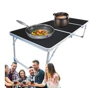 Camping Folding Table, Lightweight Portable Table Handles, Space Saving Desk Lawn, Park, Patio, for Cooking, Beach, Garden, Travel, Home, Adventures, Dining, Backyard