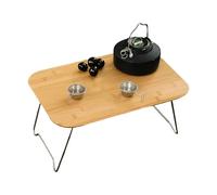 Camping Folding Table, Small Portable Desk, Lightweight Foldable Tabletop, Outdoor Compact Picnic Table for Kitchen, Garden, Balcony, Yard, Patio, Home, 17.72x11.81x7.76 inches