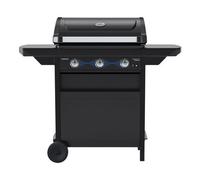Campingaz Barbecue a gas Compact 3L Dualgas | 7,5 kW | Carrello grill a gas con 3 bruciatori | Sistema a doppia alimentazione: gas naturale e GPL | Coperchio con termometro | Vassoio raccogli grasso