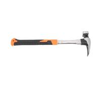 Camping Hammer Iron Stainless Steel Ergonomic Handle Multifunctional Magnetic Tent Stake Remover Round Head (Square Head)