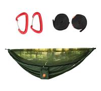 Camping Hammock, Outdoor Portable Hammock, Fly Net Protection and Relaxation, Quick Setup Equipment, Lightweight Bunk for Backpacking, Backyard, Father, Family, Friends, Hiking, Travel, Adventure