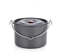 Camping Hanging Pot Pentole Picnic Campfire Grande Alluminio Leggero Per 5-6 Persone Viaggi Escursionismo Outdoor