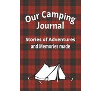 Camping journal: Rv travel Christmas logbook, Adventure planner, Keepsake, Memories | 6 x 9 inches, 100 pages | Gift for holidays, vacations