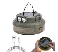 Camping Light Chain - Landes Solari LED Per Il Campeggio | Torcia Elettrica Ricaricata Da 20 Metri Impermeabile | Luci Esterne Per Recinzione Tenda Da Giardino | Decorazione Per La Festa Del Festival