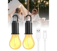 Camping Lights Lampada Campeggio Ricaricabile, Luce Campeggio a LED, Lanterna da Campeggio, 3 modalità di Luminosità Regolabile Lampada da Campeggio Luce da Campeggio Portatile per Tenda, Emergenza