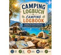Camping Logbuch / Camping Logbook: Das Camper Logbuch zum Ausfüllen | 60 Doppelseiten mit Stellplatzbewertung, Packliste & Wetter | Geschenk für Wohnwagen-Camper | DE/EN