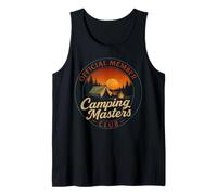Camping Masters Club Official Vintage Funny for Men Camping Canotta