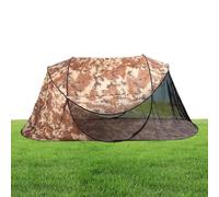 Camping Mesh Tent - Foldable Sun Protection Canopy with Netting, Portable Outdoor Shelter with Storage Bag for Hiking, Backpacking, Beach, Picnic, Travel and Backyard Activities