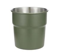 Camping Mug - Stackable Food Grade Stainless Steel Drinking Cup for Hot and Cold Beverages, Portable Coffee Mug for Outdoor Travel, Hiking, Fishing, Rust-Resistant Design, Easy Clean Reusable Cup