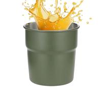 Camping Mug - Water Beverage Cup, Stackable Food Grade Stainless Steel Portable Drinking Cups, Camping Coffee Mug Drink Cups | For Hot Cold Water Tea Juice Outdoor Travel Hiking Fishing Home Office