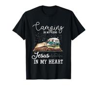 Camping nelle Mie vene Gesù nel Mio Cuore Maglietta