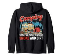 Camping Ok per Odore di Fumo Camper Avventura All'aperto Felpa con Cappuccio