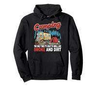 Camping Ok per Odore di Fumo Camper Avventura All'aperto Felpa con Cappuccio