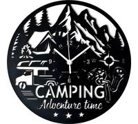 Camping ➤ Orologio da Parete - Campeggio Camper Viaggio Avventura