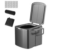 Camping Portable Toilet - Camping Portable Toilet | Heavy Duty Foldable Training Seat with Paper Holder | Ergonomic Pôrtable Toilets | for Car Travel Hiking Backpack Trips Tent Boat Beach Home Truck